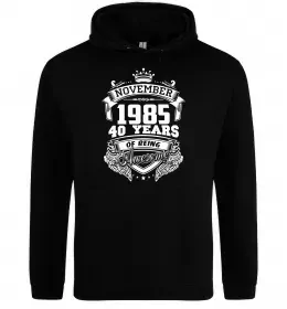 Женская толстовка (худи) №40 original since Черный фото