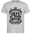 Мужская футболка December 1975 awesome Серый фото