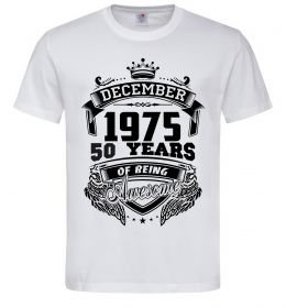 Мужская футболка December 1975 awesome