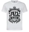 Мужская футболка January 1975 awesome Белый фото