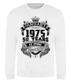Свитшот January 1975 awesome Белый фото