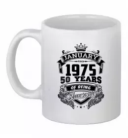 Чашка керамическая 50 років щоб виглядати так привабливо Белый фото