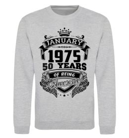 Свитшот January 1975 awesome Свитшот January 1975 awesome