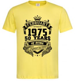 Мужская футболка February 1975 awesome