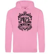 Чоловіча толстовка (худі) March 1975 awesome Рожевий фото