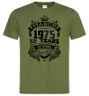 Чоловіча футболка March 1975 awesome Оливковий фото