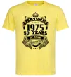 Чоловіча футболка March 1975 awesome Лимонний фото