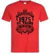Чоловіча футболка March 1975 awesome Червоний фото
