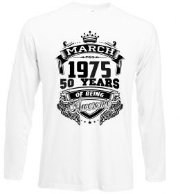 Лонгслив March 1975 awesome Лонгслив March 1975 awesome