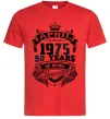 Мужская футболка April 1975 awesome Красный фото