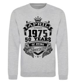 Свитшот April 1975 awesome