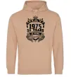Чоловіча толстовка (худі) May 1975 awesome Пісочний фото