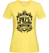 Жіноча футболка May 1975 awesome Лимонний фото