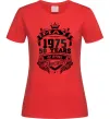 Жіноча футболка May 1975 awesome Червоний фото