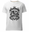 Чоловіча преміум футболка May 1975 awesome Білий фото