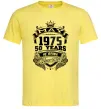 Мужская футболка May 1975 awesome Лимонный фото