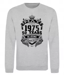 Свитшот Життя починається в 50 Черный фото