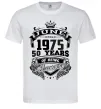 Мужская футболка June 1975 awesome Белый фото