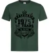Мужская футболка June 1975 awesome Темно-зеленый фото