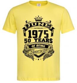 Мужская футболка June 1975 awesome Мужская футболка June 1975 awesome