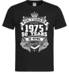 Чоловіча футболка October 1975 awesome Чорний фото