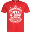 Чоловіча футболка October 1975 awesome Червоний фото