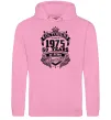 Женская толстовка (худи) October 1975 awesome Розовый фото