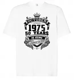 Футболка Оверсайз 50 років щоб виглядати так привабливо Черный фото