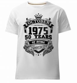 Чоловіча преміум футболка October 1975 awesome