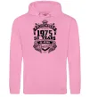 Женская толстовка (худи) November 1975 awesome Розовый фото