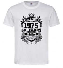 Мужская футболка November 1975 awesome