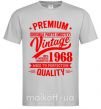 Мужская футболка Premium vintage 1968 Серый фото