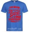 Мужская футболка Premium vintage 1968 Ярко-синий фото