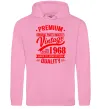 Жіноча толстовка (худі) Premium vintage 1968 Рожевий фото