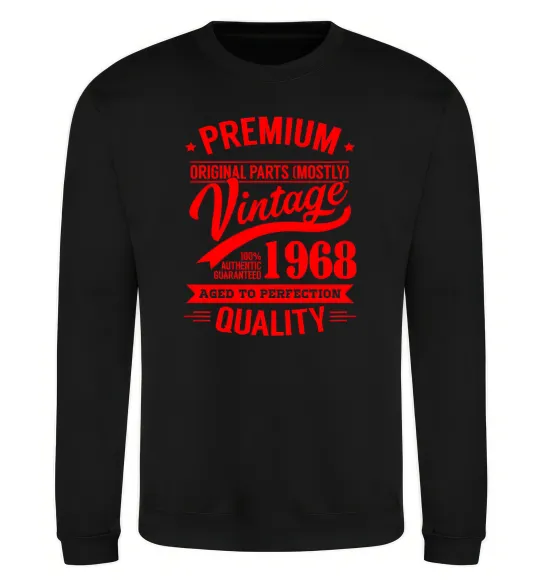 Свитшот Premium vintage 1968 Черный фото