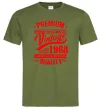 Мужская футболка Premium vintage 1968 Оливковый фото
