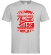 Мужская футболка Premium vintage 1968 Серый фото