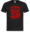 Мужская футболка Premium vintage 1968 Черный фото