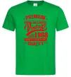 Мужская футболка Premium vintage 1968 Зеленый фото