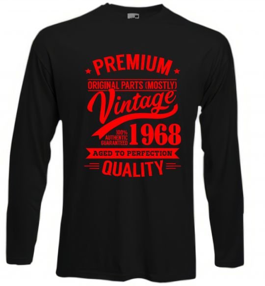 Реглан Premium vintage 1968 Черный фото