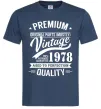 Мужская футболка Premium vintage 1978 Темно-синий фото