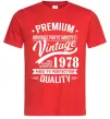 Мужская футболка Premium vintage 1978 Красный фото