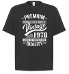 Футболка Оверсайз Premium vintage 1978 Черный фото
