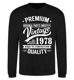 Свитшот February 1985 awesome Черный фото