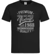 Мужская футболка Premium vintage 1988 Черный фото