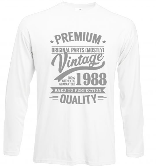 Реглан Premium vintage 1988 Білий фото