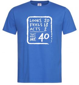 Чоловіча футболка That makes me 40 Чоловіча футболка That makes me 40