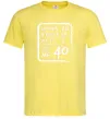 Мужская футболка That makes me 40 Лимонный фото