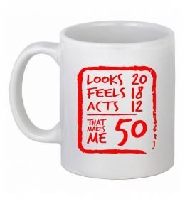 Чашка керамічна That makes me 50