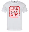 Чоловіча футболка That makes me 50 Білий фото